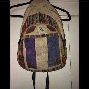 Pure hemp backpack.